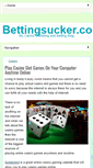 Mobile Screenshot of bettingsucker.com